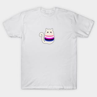 Genderfluid Pride Cat T-Shirt